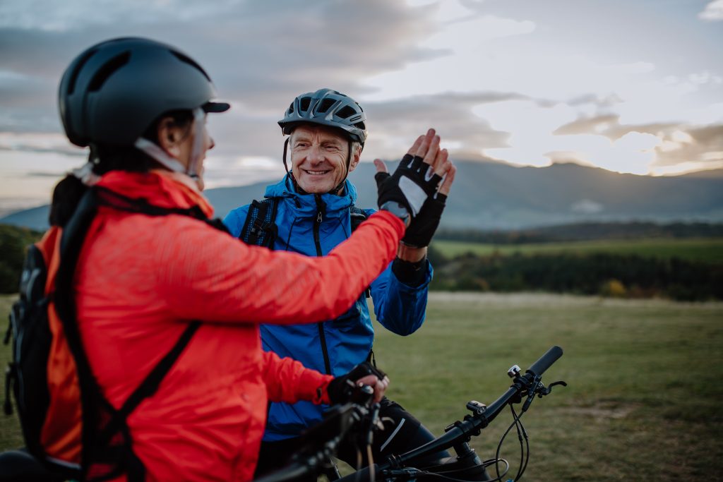 fitness during a bike tour