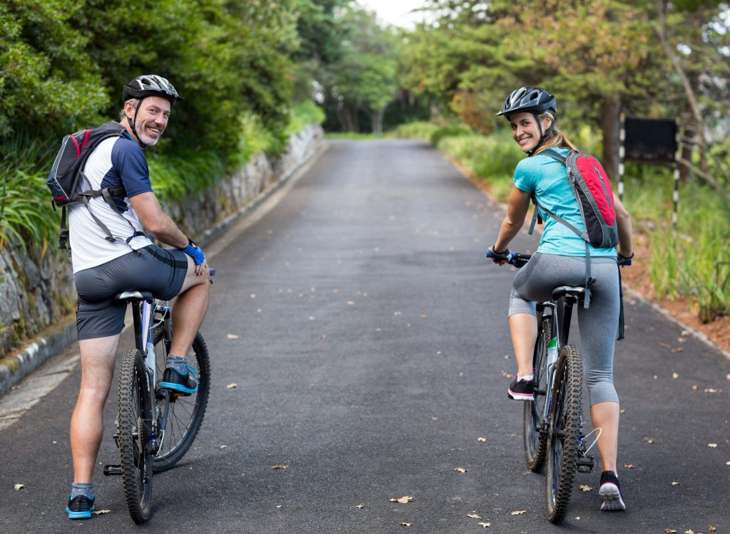 cycling trip couple